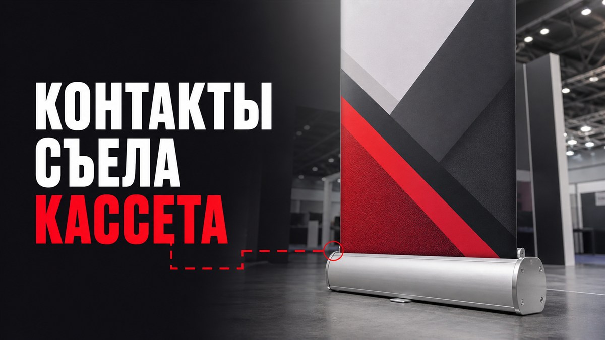 Контакты ролл-апа закрыла нижняя кассета